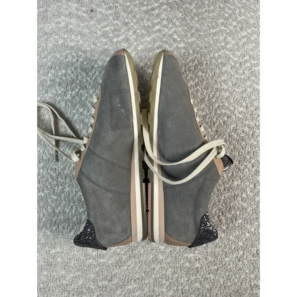Coach‎ Women's C170 Retro Runner With Coach Patch Gray Blush Glitter Size 9.5B